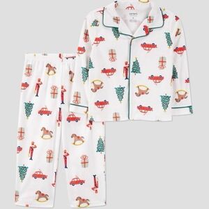Carter's Just One You Christmas Pajamas 3T Boys 2pc Long Sleeve NWT